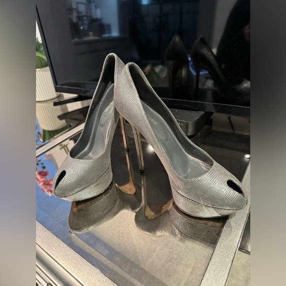 Sergio Rossi Silver Heels - size 38 - Picture 3 of 4